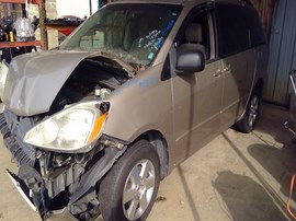 2005 TOYOTA SIENNA, GOLD, LE MODEL, 3.3L, AT FWD,  Z26288